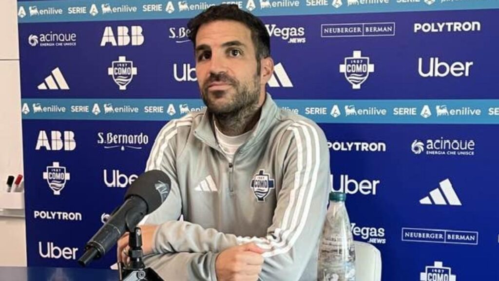 Cesc Fabregas in conferenza stampa