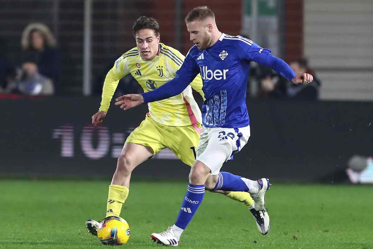 Smolcic in azione con la maglia del Como