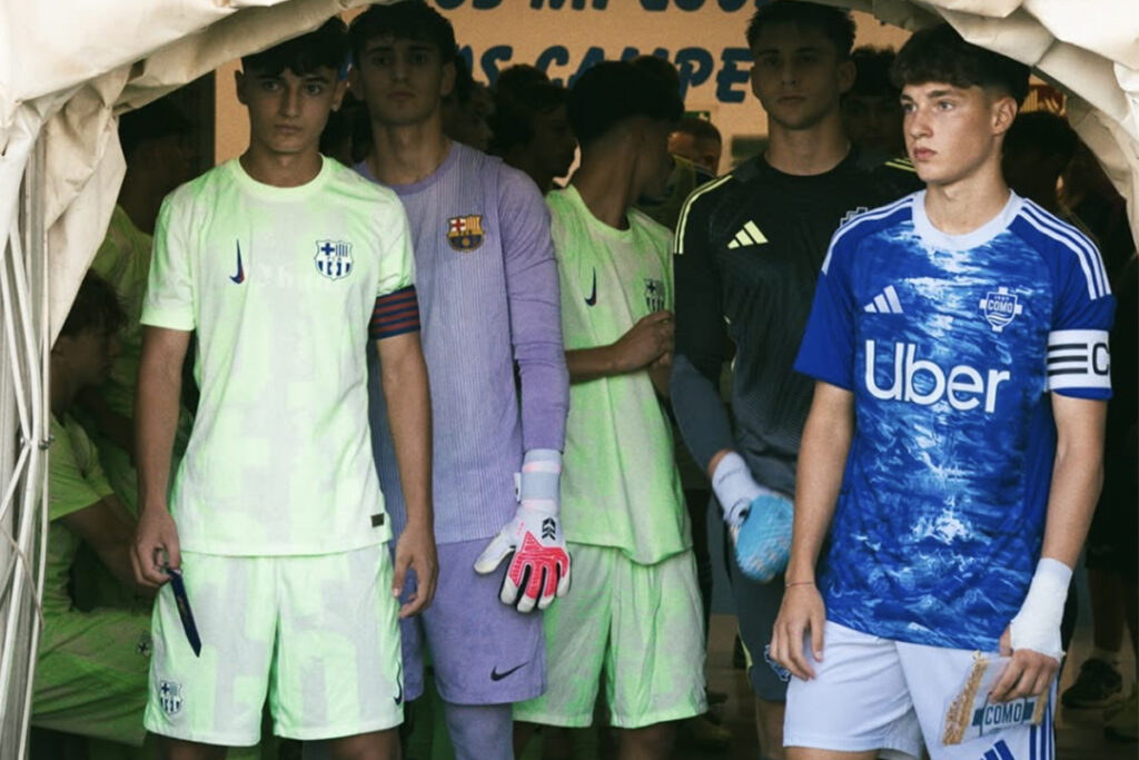 Como Under 18 contro il Barcellona