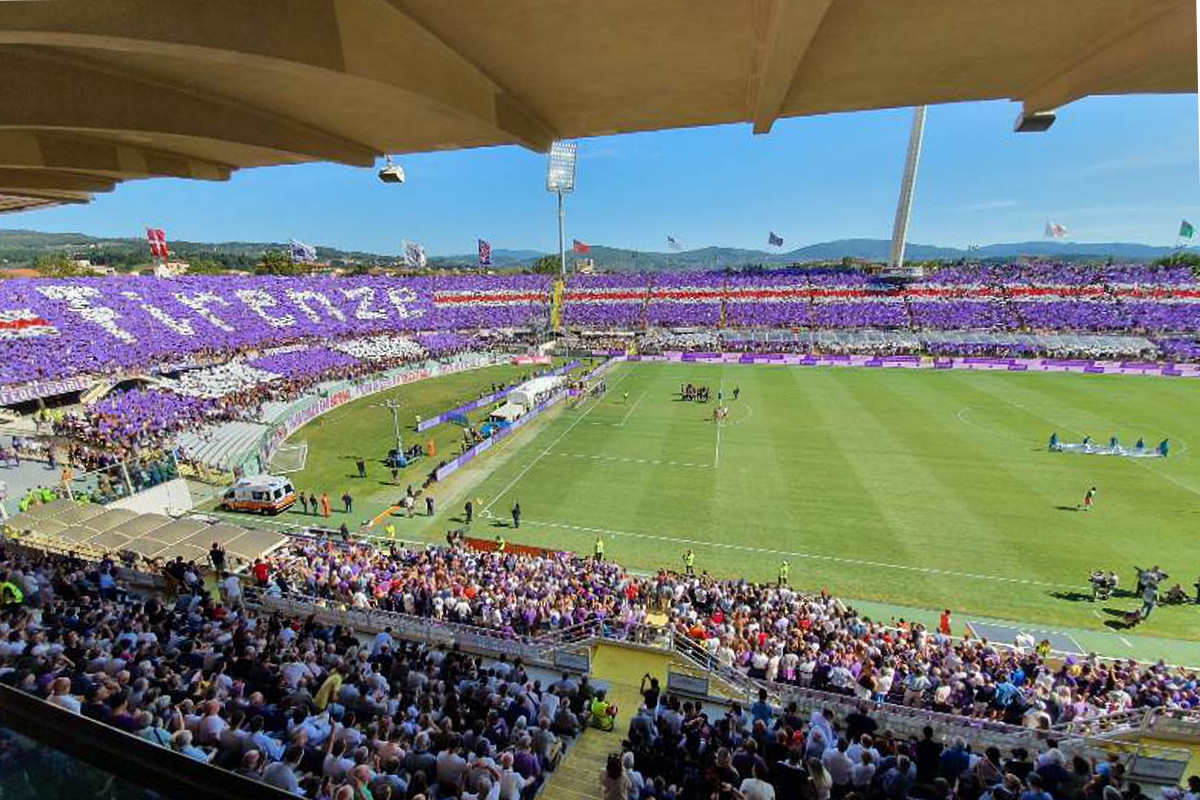 fiorentina como settore ospiti limitato solo 350 biglietti disponibili al franchi